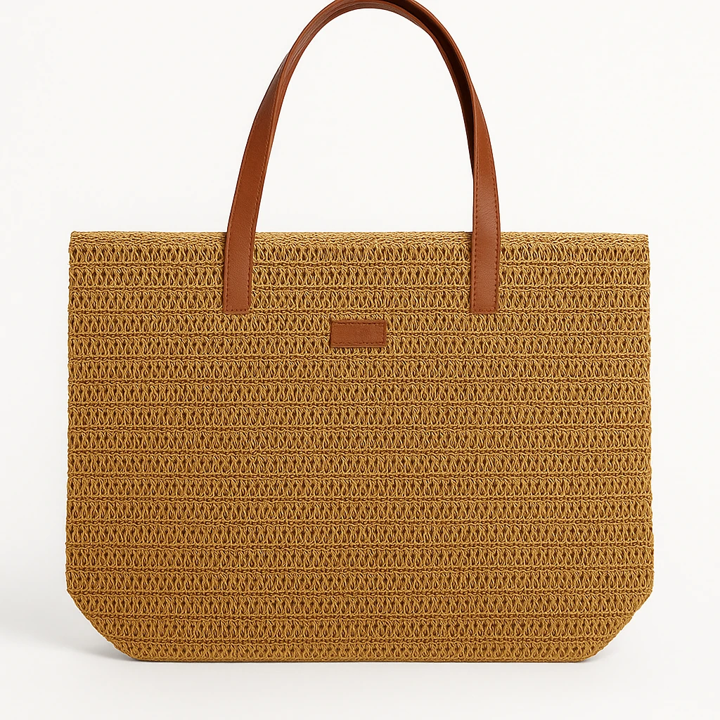 BOLSO RAFIA CAMEL's foto | OLIVIA SHOP |  BizneCubano