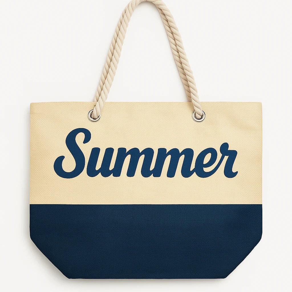 BOLSO PLAYA SUMMER AZUL's foto | OLIVIA SHOP |  BizneCubano