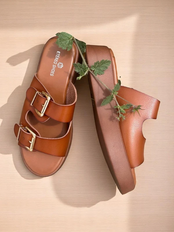SANDALIA PRACTICA CAMEL's foto | OLIVIA SHOP |  BizneCubano