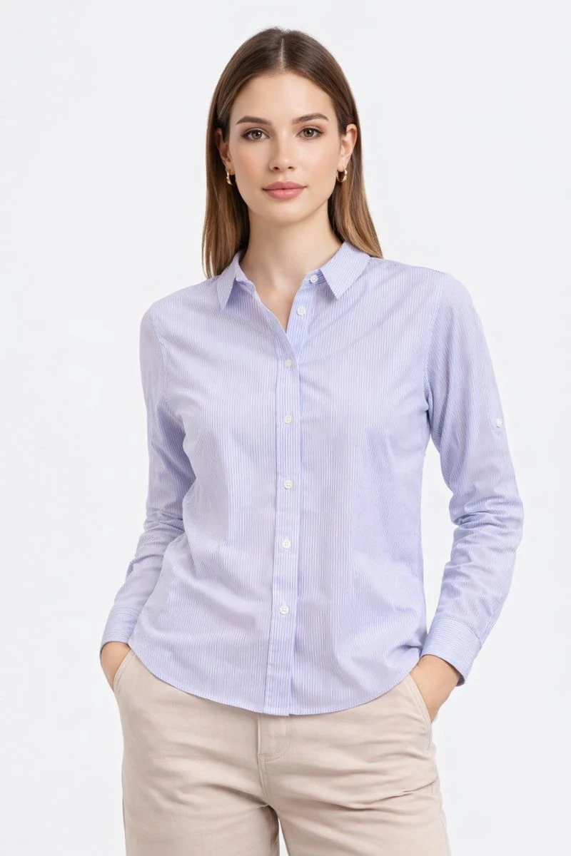CAMISA AZUL's foto | OLIVIA SHOP |  BizneCubano